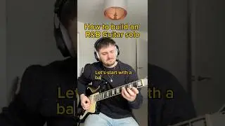 How to build an R&B guitar solo 🤘🏼#guitarsolo #rnbguitar #dangelico #guitarist