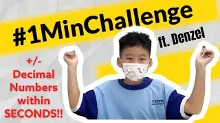 #1MinChallenge EP9 | Be Faster Than A CALCULATOR! | Impressive Speed Calculation of Decimal Numbers