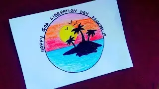 Goa liberation Day drawing/goa liberation day poster/goa liberation day poster drawing/goa drawing