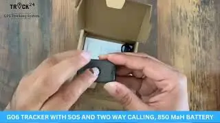 G06 PERSONAL MINI GPS TRACKER WITH SOS AND VOICE MONITORING, 850mAH | TRACK24 GPS TRACKING SYSTEM |