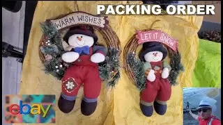 👉 Packing Christmas D&eacute;cor for Shipping 📦 | eBay Reseller Workflow