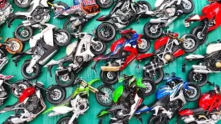 Miniature Model Sport Bikes, Street Bikes and Other. Review Mini Bikes Collection 1/12 Scale