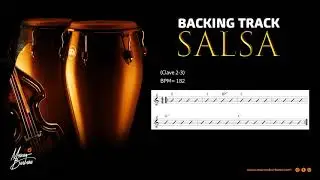 #95 BACKING TRACK (Am) - Pista de Salsa para practicar improvisación [Percusión y Bajo]