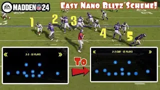 @goatedmillz  Found This Glitchy Nano Blitz In Madden 24! | Defensive Mini Scheme |