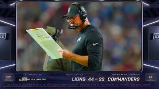 LIONS 44, COMMANDERS 22: JARED GOFF/DAN CAMPBELL DUO CONQUER THE COMMANDERS - ALL 22 FILMS REACTION