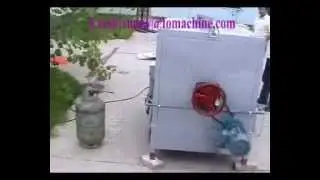 Peanut frying machine