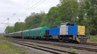 Mak G 1206 mit Planenwagenzug