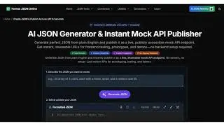 AI JSON Generator Tutorial | Create JSON from Plain Text in Seconds