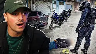 CORINGA reagindo aos enquadros do GCM Mesquita