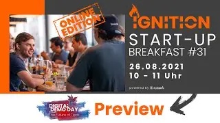 Ignition Start-up Breakfast #31 // DIGITAL DEMO DAY Preview