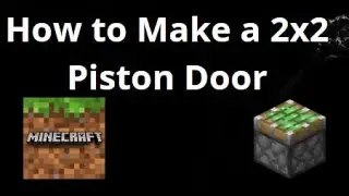 Как сделать поршневую дверь 2x2 в Minecraft. Полное руководство.