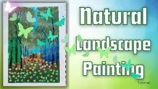 Painting Deep Woods | Acrylic Painting Techniques | Forest painting