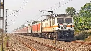 Indian Railways Wap7 Guwahati Kolkata Garibrath Express 