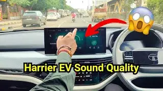 New Tata Harrier EV Sound Quality Check 😱🥵 | Carwire India