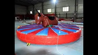 TL120-2 pull riding bull/ inflatable rodeo bull