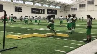 Sights and sounds from the Oregon Ducks' second spring football practice