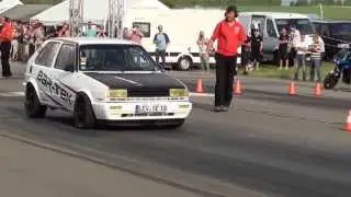 KOG Speeddays Alkersleben Drag Race VW Golf 2 VR6 Turbo 4motion Daniel Kakoschke 9,54s @ 247 kmh