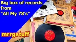 Big box of records from 