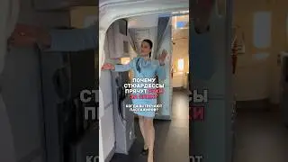 СТЮАРДЕССЫ ПРЯЧУТ РУКИ ЗА СПИНУ, почему так?✈️