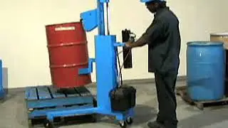 Drum Palletizer with Battery Power Lift