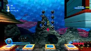 Sonic Colors (Wii) Aquarium Park Act 3 Red Rings