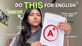 ENGLISH PREBOARD STRATEGY | CBSE 12TH *what ACTUALLY matters*
