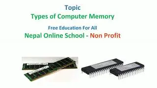 11, TYpes of Computer Memory, Primary Memory,Cache, RAM,ROM, cache hit , cache miss, computer basic