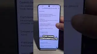D&eacute;sactive les annonces intrusives sur Chrome🔒🚫 #astuce #samsung #android #viepriv&eacute;e #tech