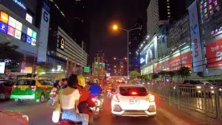 4K 🇹🇭 Night Driving in Bangkok City | Ratchada Area | Thailand 2023