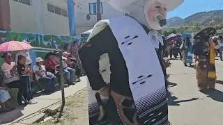 Carnaval Silacayoapam Oaxaca 2024 tercer día por la mañana Grupo Arlekin
