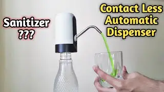 Automatic Contact less Water Dispenser, How does a Contact less Dispenser Works