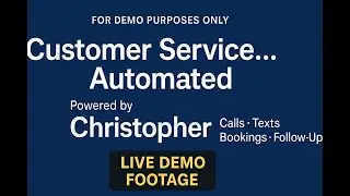 Customer Service&hellip; Automated | Christopher AI Live Demo