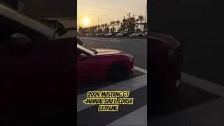 2024 Mustang Gt manual shift Corsa extreme exhaust. #fordmustang  #fordperformance #corsaexhaust