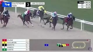 3ra Carrera de Gulfstream Park | Jueves 22 de Enero de 2026