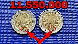 Germany 2 Euro 2023 - RARE 11.550.000