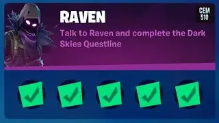 Fortnite Raven's Dark Skies Questline Guide
