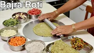 ಸಜ್ಜೆ ರೊಟ್ಟಿ ಮತ್ತು ಮಿಶ್ರ ತರಕಾರಿ ಪಲ್ಯ ಈರುಳ್ಳಿ ಬೆಳ್ಳುಳ್ಳಿ ಬೇಡ ಸಂಕ್ರಾಂತಿ ಹಬ್ಬಕ್ಕೆ ಬೊಂಬಾಟ್ | Bhajra Roti