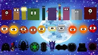 Numberblocks Band Retrillion Remastered (100.0CentiPicrillion-1.0Femillion) remi vs SolarObject Band