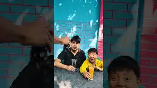 Little Brother Vs Big Brother 🧃😰 Cold Drinks Battle 🤣#shorts