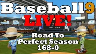 Baseball 9 LIVE! Recruit Player Challenge! Perfect Season 133-0