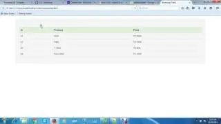 How to make a html table by using bootstrap