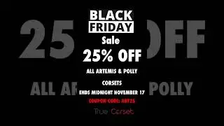The moment you have been waiting for is here... #corsetlove #corsets #blackfriday