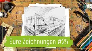 Eure Zeichnungen #25 - Raster als Hilfsmittel f&uuml;r organische Formen