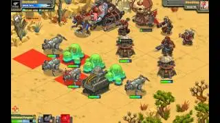 Battle Nations - Phalanx Tank R2, Spiderwasp Egg R3 and Fragments vs Raider