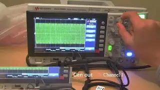 Wavegen on EDUX1002G Keysight Oscilloscope -- demo