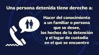 Cartilla de Derechos que Asisten a las Personas en Detención