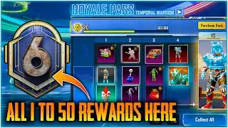 🔥M6 ROYAL PASS 1 TO 50 REWARDS HERE | M6 ROYAL PASS LEAKS | M6 RP 1 TO 50 REWARDS AND LEAKS