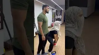 Mywife start workout 🏋️ #fitnessmotivation #motivation #love #fitness #explore #music #arabic
