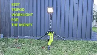 RYOBI 18V TRIPOD WORK LIGHT R18TL full demo and in depth review