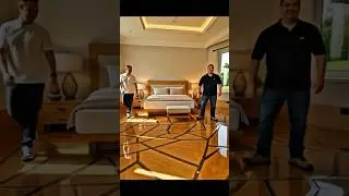 Clear Epoxy Over Natural Wood Slabs | Luxury Floor Makeover #shorts